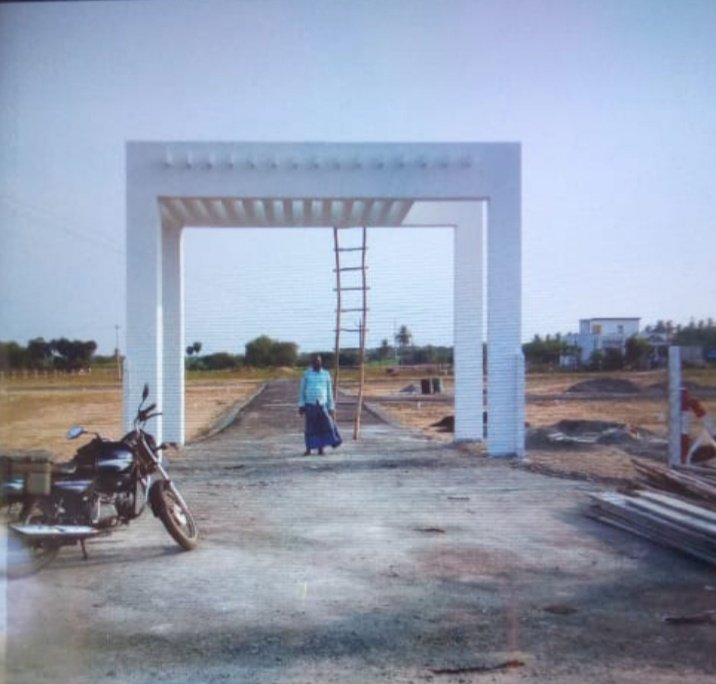 Om Shakthi Nagar White Entrance